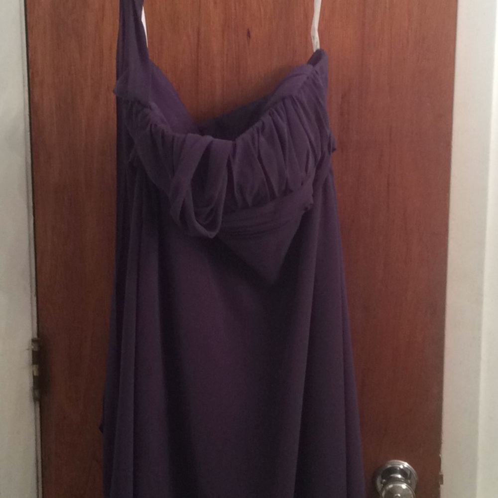 David’s bridal bridesmaid dress halter top